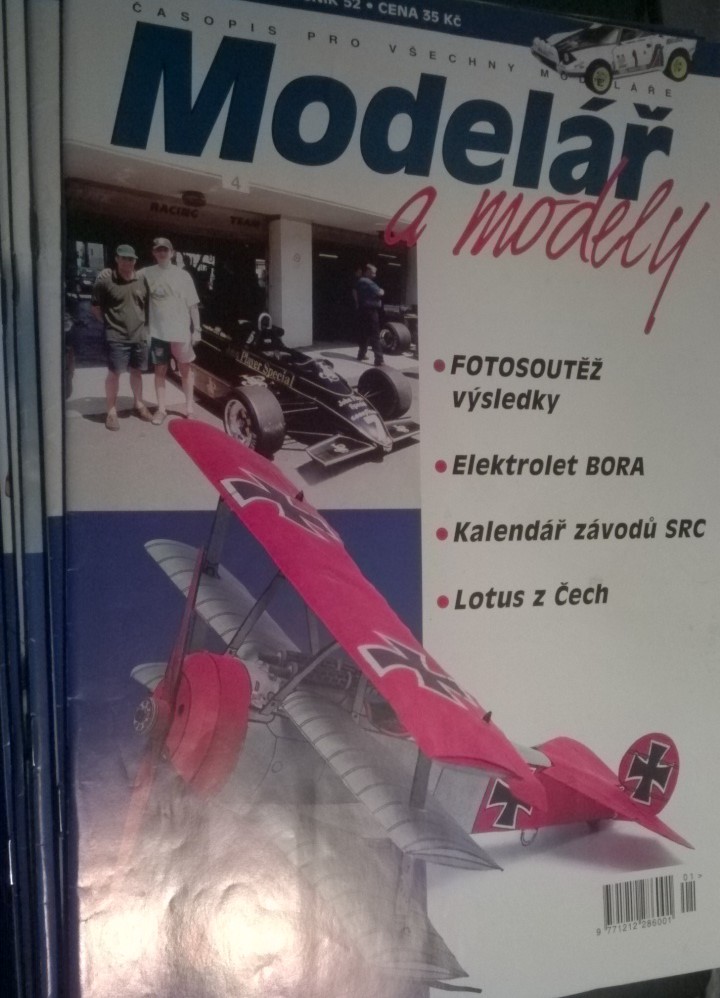 Modelář a modely 2001 kompletní ročník 1-12