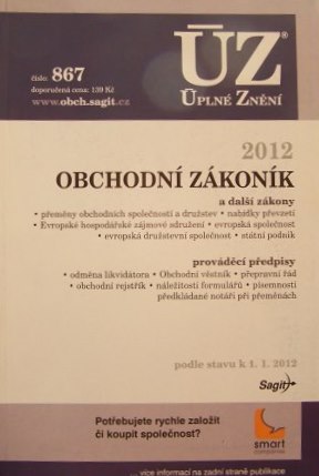 Obchodní zákoník k 1.1.2012