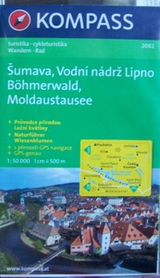 ŠUMAVA LIPNO 1:50 000 turistická mapa