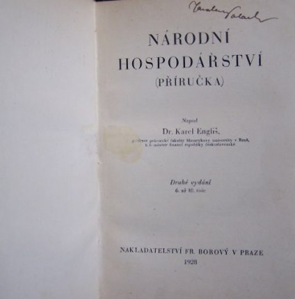 Národní hospodářství (Příručka) 1928