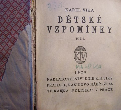 Dětské vzpomínky I. 1928