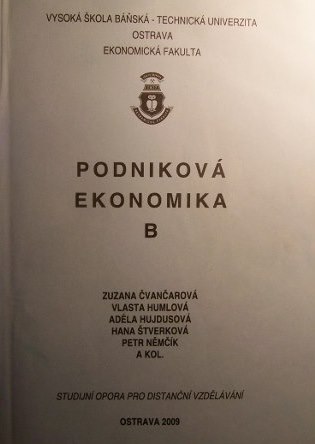 Podniková ekonomika B