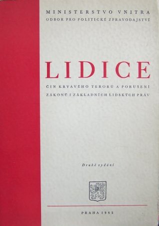 Lidice 2.vydání 1945 s reprodukcemi Toyen