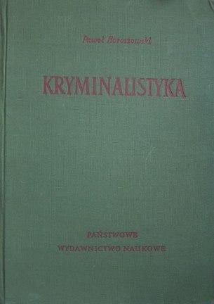 Kryminalistyka PL 1955