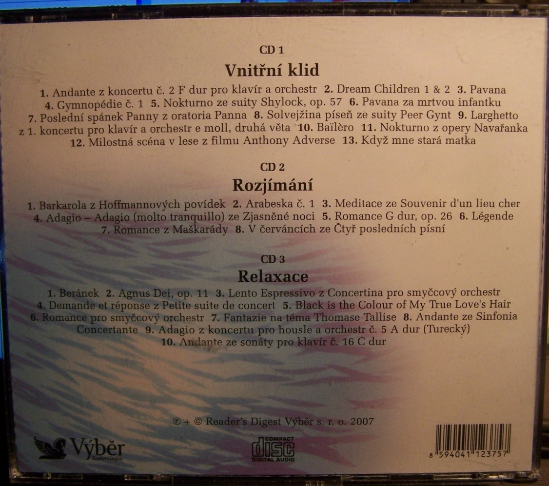 Uklidnění - Klasické opojení (3 CD)