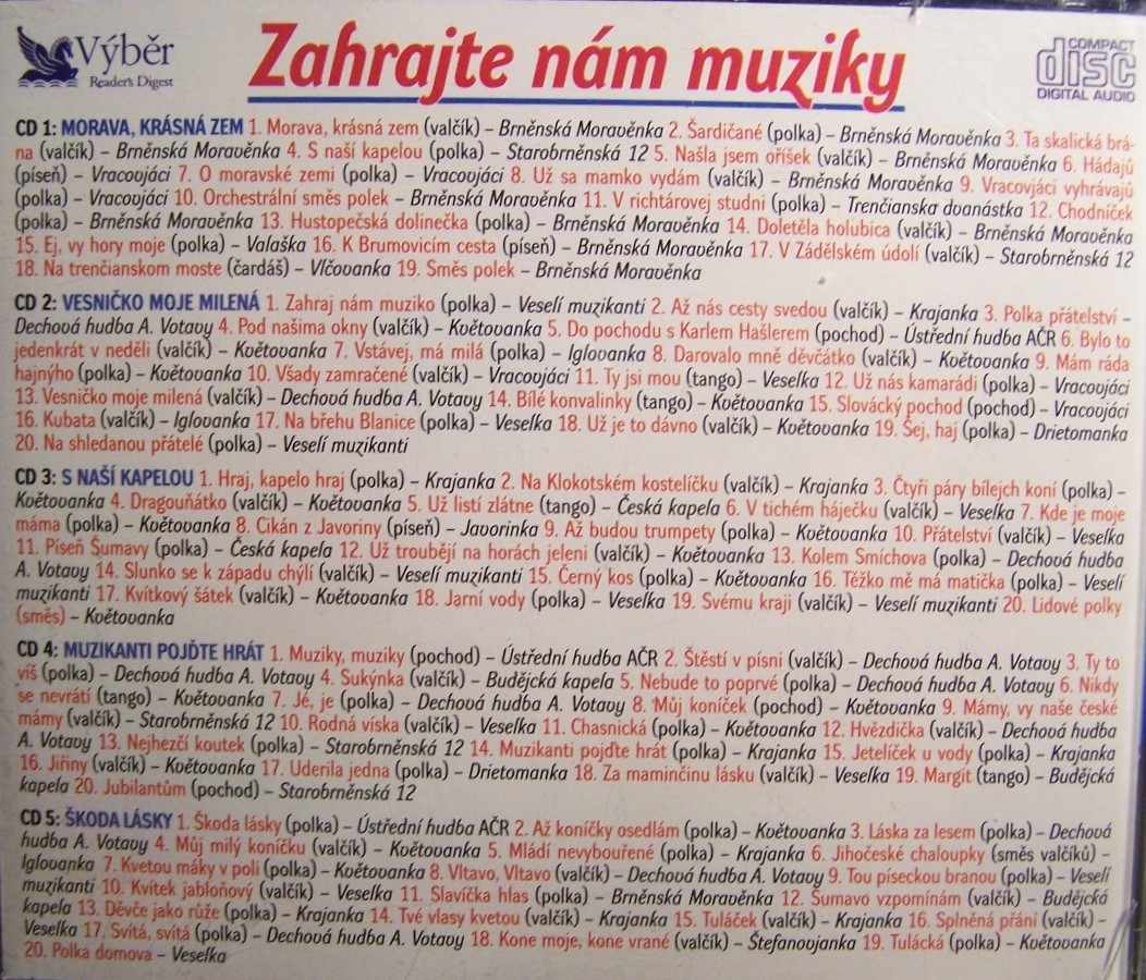Zahrajte nám muziky (5 CD)