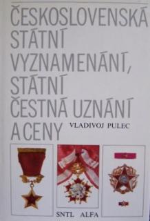 Československá státní vyznamenání Čestná uznání Ceny